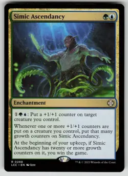 Simic Ascendancy Rare Commander: The Lost Caverns of Ixalan 288 MTG Near Mint - Image 1