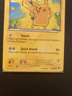 Pokemon TCG: XY Pikachu 42/146 Holo SEALED MOVIE PROMO (2014) - Image 2