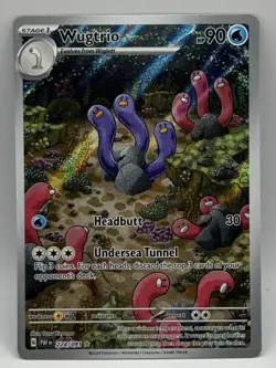Pokemon Wugtrio IR Paldean Fates #224/091 - Image 1