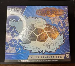 Pokemon TCG Stellar Crown Pokemon Center Exclusive ETB Elite Trainer Box Sealed - Image 1