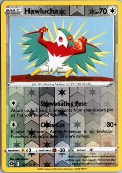 Hawlucha 127/172 C Brilliant Stars Pokemon Reverse Holo NM - Image 1