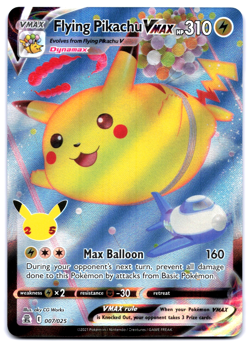 Pokemon TCG Flying Pikachu VMax 007/025 Celebrations Playset NM - Image 1