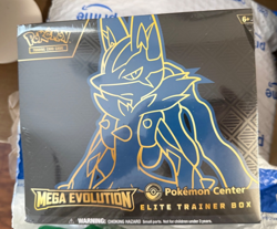 Pokemon Center Mega Evolution Elite Trainer Box Lucario – Factory Sealed NEW - Image 1