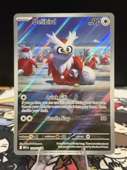 Pokemon TCG: ME01 Mega Evolution - Delibird IR 152/132 - NM+ - Image 1