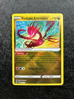 Radiant Eternatus 105/159 Pokemon Crown zenith - Image 1