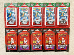 POKEMON MYSTERY PACK CRYSTAL GUARDIANS & MEWTWO 1:20 CHASE PACKS LOT OF 10 - Image 2