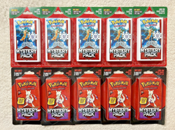 POKEMON MYSTERY PACK CRYSTAL GUARDIANS & MEWTWO 1:20 CHASE PACKS LOT OF 10 - Image 3