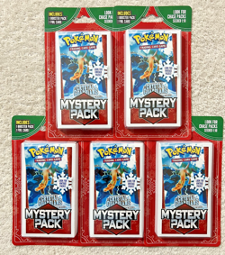 POKEMON MYSTERY PACK CRYSTAL GUARDIANS & MEWTWO 1:20 CHASE PACKS LOT OF 10 - Image 5