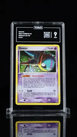 💎Pokemon DEOXYS 2005 POKEMON EX EMERALD #2~ TAG GRADE 9~FAST SHIP~SHOOT OFFER💨 - Image 1