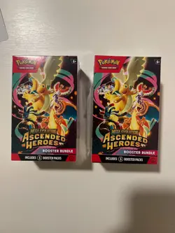 Pokemon TCG Ascended Heros Booster Bundle (2x) Factory Sealed - Image 1