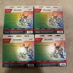 Pokemon TCG: First Partner Illustration Collection: Series 1 Lot Of 4 In Hand - Image 2