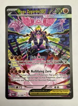 Pokemon TCG Mega Zygarde EX 120/088 SIR - Perfect Order NM - Image 1