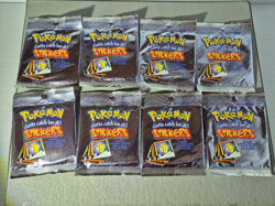 Pokemon Gotta Catch 'em All! Series 1 Stickers (1999) 8 Pk lot Sealed - Image 1