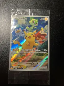 Pokemon TCG Pikachu SVP 027 Black Star Promo Paldea Evolved Sealed 🔥 - Image 1