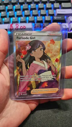 Furisode Girl 190/195 Ultra Rare Silver Tempest Pokemon Near Mint - Image 1