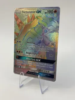 Turtonator GX (Secret) 148/145 Sm-Guardians Rising Holo Pokemon TCG - NM/LP - Image 2