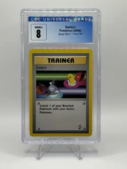 Switch Pokemon (2000) Base Set 2 - 123/130 CGC 8 - Image 1
