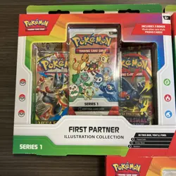 Pokemon First Partner Illustration Collection Box Lot Brand New Unopened 3 Boxes - Image 2