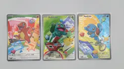 Pokemon First Partner Illustration Collection Series 1 Kanto Gen 1 Starter Set - Image 1