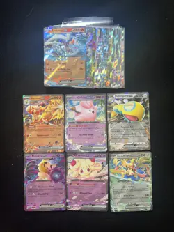 2025 Pokemon TCG English JTG EX Lillie's Clefairy ex #056/159 Holo Lot*28 HT88 - Image 2