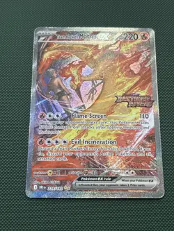 Pokemon Team Rocket's Moltres ex 229/182 Destined Rivals Rare English Stamped - Image 2