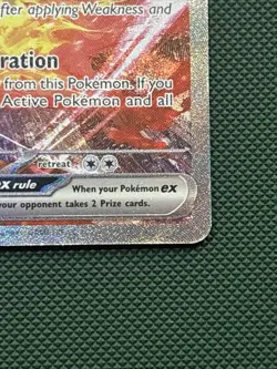 Pokemon Team Rocket's Moltres ex 229/182 Destined Rivals Rare English Stamped - Image 4