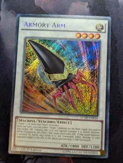 Armory Arm - LC5D-EN034 Secret Rare 1st Edition YuGiOh TCG Card - VLP - Image 1