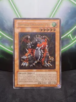 Yugioh Armed Dragon LV5 SOD-EN014 Ultimate Rare MP - Image 1