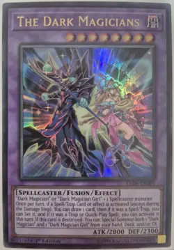 YuGiOh The Dark Magicians Ultra Rare 1st Edition LED6-EN001 - Image 1