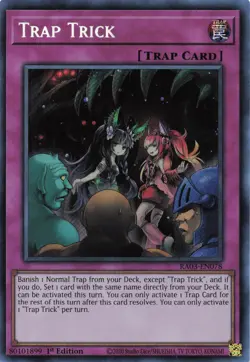 Yugioh Trap Trick RA03-EN078 - Secret Rare - Image 1