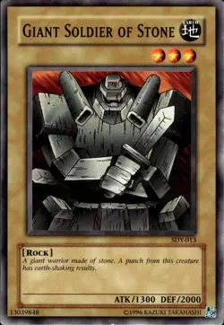 Giant Soldier Of Stone - SDY-013 - MP - YuGiOh - Image 1