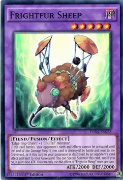 Frightfur Sheep - FUEN-EN023 - Super Rare - 1st Edition - Yugioh - Image 1