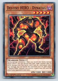 Destiny HERO - Dynatag - LEHD-ENA10 - Common - 1st Edition - Yugioh - Image 1