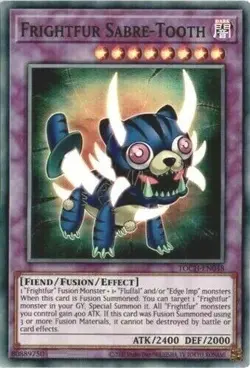 Frightfur Sabre-Tooth - TOCH-EN048 - Super Rare - Yugioh - Image 1