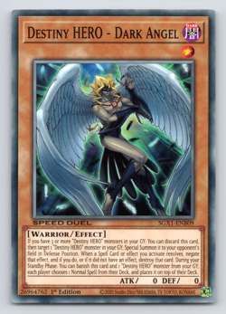 Destiny HERO - Dark Angel - SGX1-ENB09 - Common - 1st Edition - Yugioh - Image 1