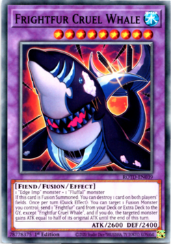 Frightfur Cruel Whale - ROTD-EN039 - Common - 1st Edition - Yugioh - Image 1