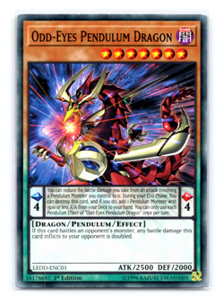Odd-Eyes Pendulum Dragon - LEDD-ENC01 - Common - 1st Edition - Yugioh - Image 1