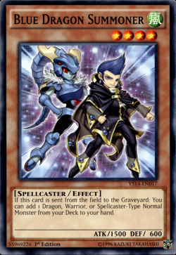 Blue Dragon Summoner - 1st Edition YS14-EN017 - LP - YuGiOh - Image 1