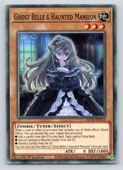 Ghost Belle & Haunted Mansion - SDCB-EN015 - Common - 1st Edition Yugioh - Image 1