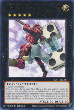 Number 67: Pair-a-Dice Smasher JUSH-EN058 1st ED Yu-Gi-Oh! - Image 1