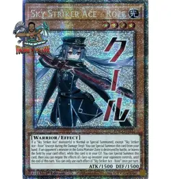Yugioh 1x Sky Striker Ace - Roze RA05-EN133 Starlight Rare 1st Ed NM - Image 1