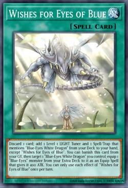 Wishes for Eyes of Blue - SDWD-EN042 - Secret Rare 1st Edition NM - Yu-Gi-Oh - Image 1