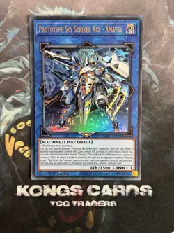 L26D-ENS35 Prototype Sky Striker Ace - Amatsu Ultra Rare Yu-Gi-Oh! NEW - Image 1