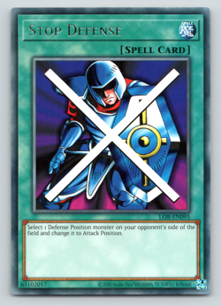 Stop Defense - LOB-EN095 - Rare - Yugioh - Image 1