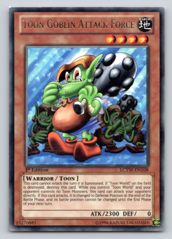 Toon Goblin Attack Force - LCYW-EN108 - Rare - 1st Edition - Yugioh - Image 1