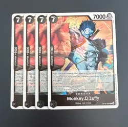 One Piece - Monkey.D.Luffy OP15-092 Foil Playset (x4) Adventure on Kami's Island - Image 1