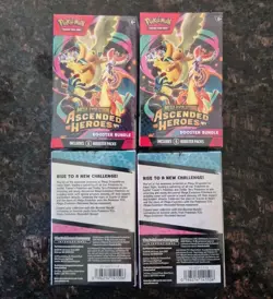 4x Pokemon TCG Mega Evolution Ascended Heroes Booster Bundle - Free Shipping - Image 3