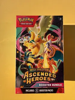 Pokemon TCG Mega Evolution Ascended Heroes Booster Bundle Sealed IN HAND FAST - Image 1
