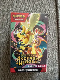 Pokemon TCG: Mega Evolution Ascended Heroes Booster Bundle (6 Booster Packs) - Image 1