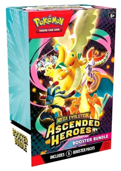 Pokemon TCG Mega Evolution Ascended Heroes Booster Bundle - Image 1